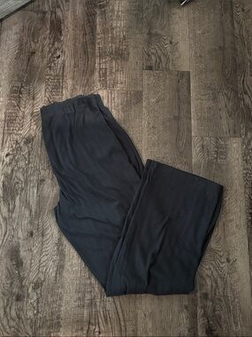 Abercrombie & Fitch Wide-Leg Lounge Pants - Green - Size Medium